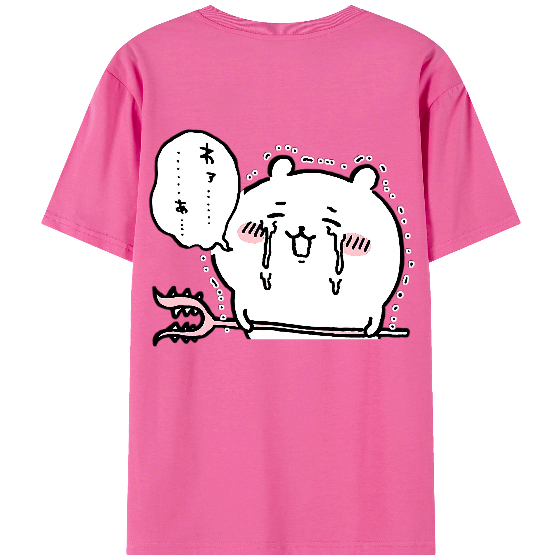 （画像用） ちいかわ ちいかわ Chii-kawa chiikawa レディース半袖Tシャツ(バックプリント)
